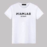 เสื้อยืด บัลเมน ปารีส balmainparis// เสื้อใส่สบาย ผ้า Cotton100% ผ้าดีหนานุ่มใส่สบาย Street shirt