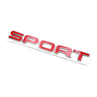 โลโก้ Logo SPORT แดง+โครเมี่ยม จำนวน 1ชิ้น 15x2cm. Universal All ทุกรุ่น ทั่วไป 2ประตู 4ประตู ปี 2005 - 2018 สินค้าราคาถูก คุณภาพดี RED SPORT Logo Emblem Decal