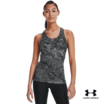 Under Armour UA Womens HeatGear® Armour Racer Print Tank อันเดอร์ อาร์เมอร์ เสื้อออกกำลังกาย สำหรับเพศหญิง