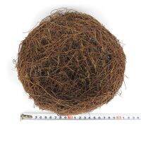 Bird Nest Woven Bird Hut Outdoor Natural Fiber Birdhouse Small Canaries Nest Wren Nest Parakeets House Bird Hideaway