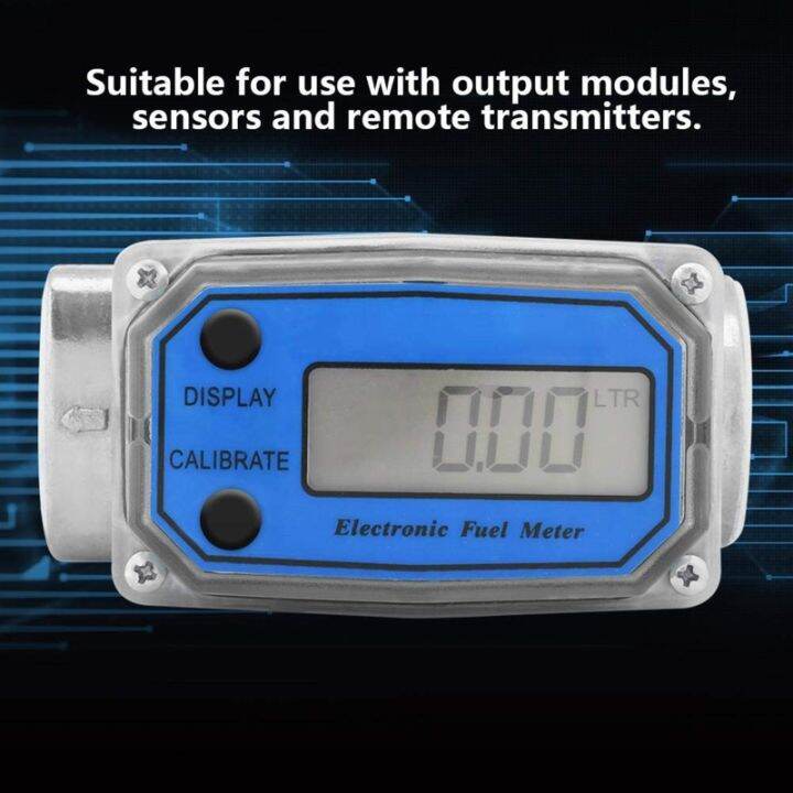 digital-สำหรับ-turbine-flow-meter-flowmeter-gauge-electronic-flow-indicator-sensor-counter-น้ำมันเชื้อเพลิงน้ำมันก๊าด-methanol-wa