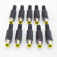 10pcs 6.5mmx4.4mm DC male Power Connector plug Adapter with 1.3mm Pin connector Power Plug Male Welding Audio DIY YB1TH