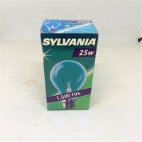 หลอดไฟ ทรงปิงปอง Sylvania 25 วัตต์ ใส B22