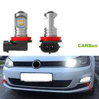 สำหรับ VW Golf 7 MK7 VII 2015 2016 2017 2018 2ชิ้น/ล็อต CANBus ข้อผิดพลาดฟรี LED สีขาวรถด้านหน้าหมอกไฟตัดหมอก