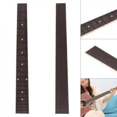 20 กังวลRosewood fretboardคอFingerboardฝังเชลล์เสียงจุดด้วยABSขอบเหมาะสำหรับ 41 นิ้วอะคูสติกกีต้าร์