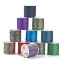 【YD】 20m/roll 1.5mm Polyester Cords Mixed Color Braided String Thread Beading Crafting Cord Jewelry Accessories