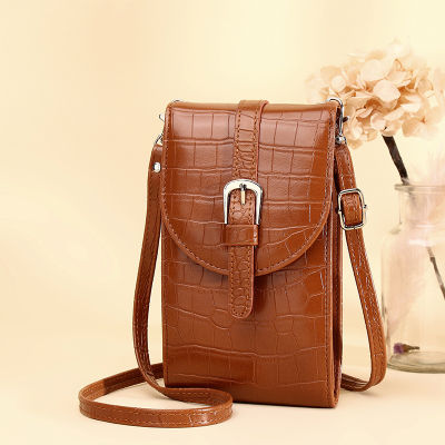 Brand Belt Designer Shoulder Bag For Women Pu Leather Small Phone Bags Ladies Vintage Mini Crossbody Messenger Purse Female