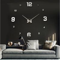 ZZOOI New Wall Clock Clocks Watch Horloge Murale Diy 3d Acrylic Mirror sticker Large Home Quartz Circular Needle Modern Free Shipping