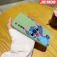 เคส JIUMOO สำหรับ Realme XT เคส X2 Realme ลายการ์ตูนดีไซน์ใหม่ตะเข็บซนเคสมือถือบางเคสขอบสี่เหลี่ยมด้านข้างซิลิโคนนิ่มเคสป้องกันการกระแทก