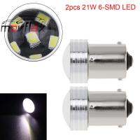 MovFlax 2ชิ้น DC N12V สีขาว1156 P21W โปรเจคเตอร์2835 6-SMD LED หลอดไฟแหล่งไฟรถอัตโนมัติที่สำรองการจอดรถ