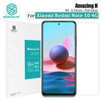 Nillkin 9H กระจกนิรภัย สำหรับ Xiaomi Redmi Note 10 4G / Redmi Note 10S ฟิล์มกันรอย H 0.33MM ป้องกันแสงสะท้อน ป้องกันการระเบิด ป้องกัน กระจกเทมเปอร์ฟิล์ม