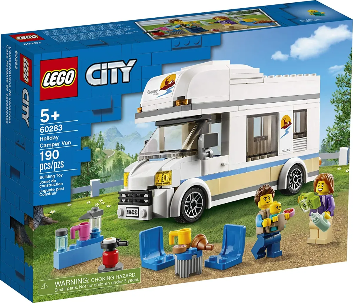 The New Bộ xếp hình LEGO City Holiday Camper Van 60283; đồ chơi kỳ ...