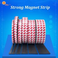 1 Meter Strong Magnetic Strip Self Adhesive Flexible Soft Rubber Magnet Strips Strong Magnetic Tape Magneettape Width 20mm/40mm