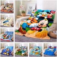 Disney Anime Cartoon Donald Duck Cute Blanket Office Nap Sofa Childrens Air Conditioning Flannel Soft Keep Warm Can Be Customized 4