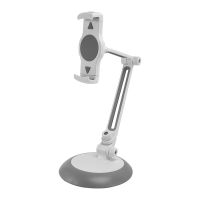 Universal Sucker Mount Holder Bracket Aluminum Alloy 360 Rotation Foldable Tablet Stand for 4-10 Inch Tablets Cellphones