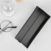 Black PU Leather Cover Sunglasses Case For Women Men Glasses Portable Soft Glasses Pouch Bag Accessories Glasses Box Wholesale