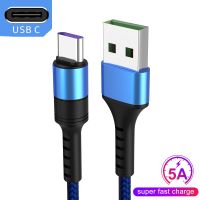 5a Usb Type C ชาร์จไฟรวดเร็ว S9 Note7 Xiaomi Samsung สำหรับ Usb อุปกรณ์ชาร์จโทรศัพท์สาย S8มือถือ Redmi Type-C