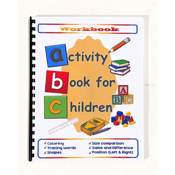 Workbook for Preschool Kindergarten Activity Workbook (90 Pages ...