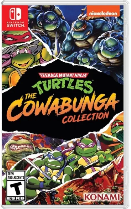 NINTENDO SWITCH TEENAGE MUTANT NINIJA TURTLES THE COWABUNGA COLLECTION ...