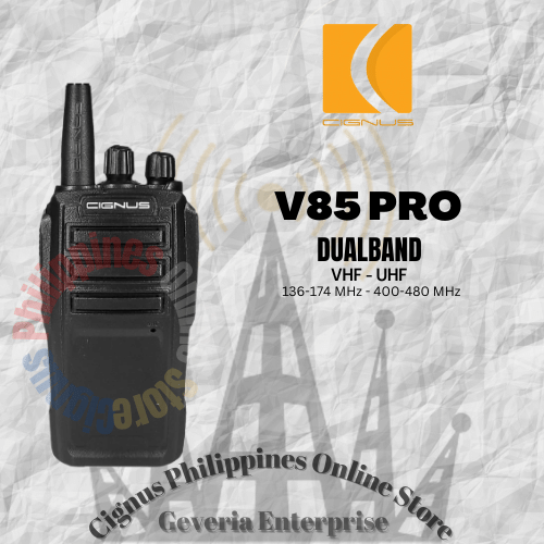 CPOS Cignus V85 Pro Dual Band VHF 136174 MHz UHF 400480 MHz 5 Watts