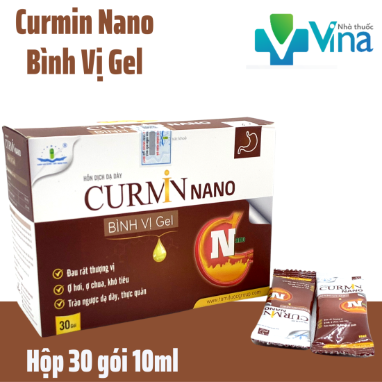 Curmin nano bình vị gel - hỗ trợ cho người bị dạ dày, tá tràng, đại tràng - ảnh sản phẩm 1