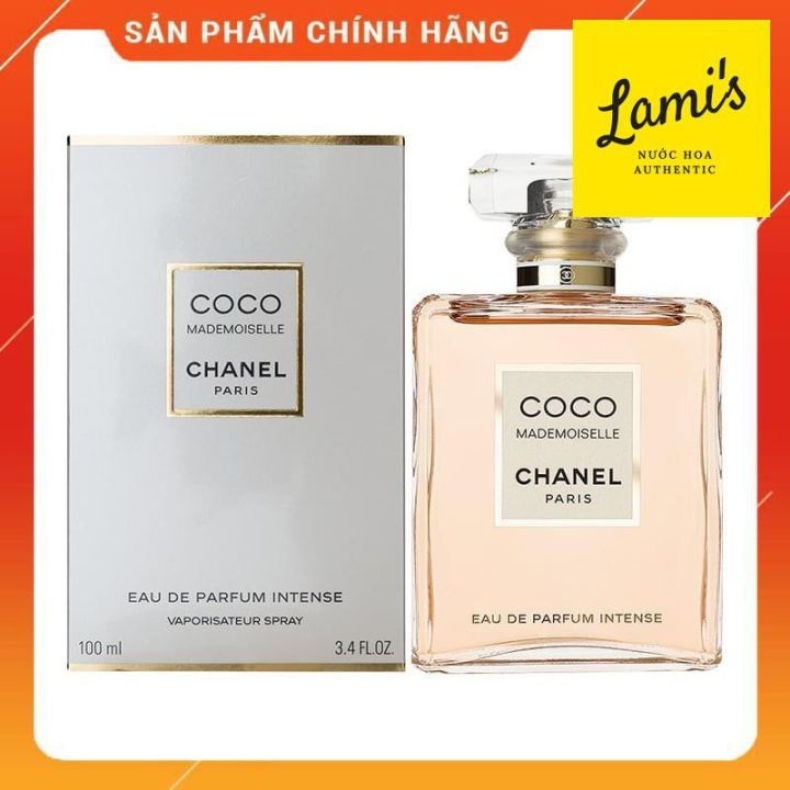 HCM]Nước hoa Chanel Coco Mademoiselle Eau de Parfum Intense [100 ml] [Chính  hãng] 