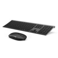 2.4Ghz USB Wireless Keyboard And Mouse Rechargeable Keyboard And Mouse Combo For Windows Laptop PC Notebook Computer