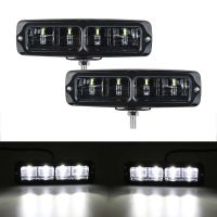 คานขับรถออฟโร้ดแถบเลนส์ไฟแท่ง Led 6d 6นิ้วไฟตัดหมอกหลอดไฟสำหรับ Niva Lada 4x รถแทรคเตอร์4 Atv รถบรรทุก Suv 12V 24V แชท-รองรับ