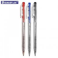 ปากกาลูกลื่น Staedtler Luna Clip Clic รุ่น 4272 ขนาดหัว 0.5mm น้ำเงิน/แดง/ดำ