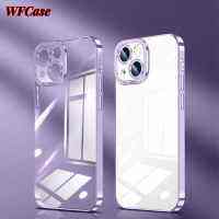 WFCase สำหรับ iPhone 15 14 Pro Max Plus 13 Pro Max 12 Pro Max 11 Pro Max 8 7 6 Plus เคสป้องกันกล้องทั้งเครื่องเคสโทรศัพท์