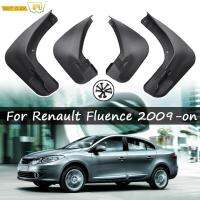 Set Car Mud flaps For Renault Fluence Samsung SM3 2009-on Splash Guards Mudguards MudFlaps Fender Protector Mud Flap Front Rear