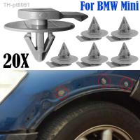 ✇✾□  20 Stuks Auto Wielkast Clips Fasteners Grijs Klinknagels Voor Bmw Mini Cooper R50 R52 R53 R56 F56 Auto interieur Детали Интерьера