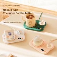 Coffee Mug Warmer Heater USB Charge Mug Coaster Holder Mat Thermostatic Heating For Office Milk Tea Water With Night Light