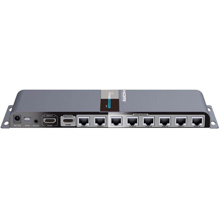 lkv718pro-hdmi-เข้ากันได้1x8-extender-splitter-8-way-1x8-splitter-extender-โดย-cat5e-6สายถึง40m-รวม8-receivers