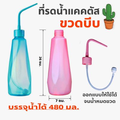 ขวดบีบน้ำ สำหรับต้นกระบองเพชร แคคตัส สีสวย