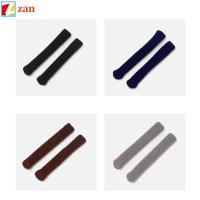 ZAN 4 Pairs สีน้ำเงินเข้มสีน้ำเงิน ชุดขาแว่น สีดำสีดำ สีน้ำตาลสีน้ำตาลเข้ม กันลื่น แว่นตาสำหรับแว่นตา ทำจากขนสัตว์ ปลายหูจับ แว่นตาสำหรับผู้หญิง