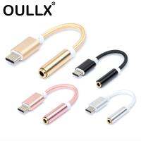 【YF】 OULLX Type C 3.5 Jack Earphone USB to 3.5mm AUX Headphones Adapter For Huawei mate 20 P30 pro Xiaomi Mi 6 8 9 SE Audio cable