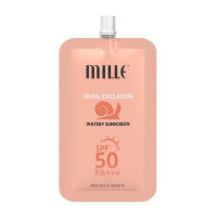 MILLE SNAIL COLLAGEN WATERY SUNSCREEN SPF50 PA +++ มิลเล่ กันแดด สูตรน้ำ [แบบซอง]