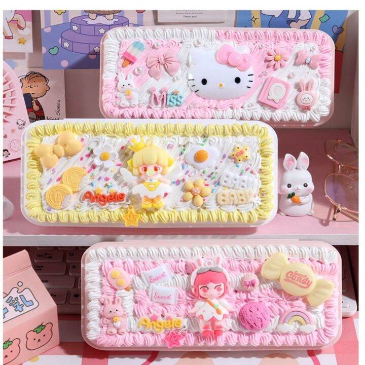 LIANG Doraemon Cream Glue Stationery Box KT Cat Astronaut Cream Glue