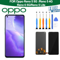 SuperScreen 6.43" For OPPO Reno 5 5G /Reno 5 4G/OPPO Reno 6 LCD Display Reno5 Lite Touch Screen Digitizer Assembly