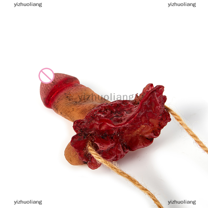 yizhuoliang-อวัยวะเพศชายปลอมสีเลือดแตกเป็นชิ้นๆของตกแต่งอวัยวะอวัยวะอวัยวะอวัยวะที่น่ากลัวเหมือนฮาโลวีนน่ากลัว