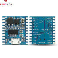 โมดูลเครื่องเล่นเพลง MP3 PANTHON โมดูลควบคุม UART ซีเรียลพอร์ตด้วยเสียงพร้อมพอร์ต USB รองรับ WAV MP3