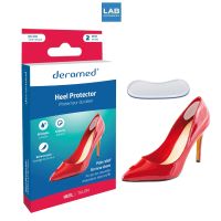 Deramed Footcare Heel Protector 2pcs/box เดอราเมด แผ่นเจลป้องกันรองเท้ากัด ลดการเสียดสีระหว่างหลังเท้ากับรองเท้า 2ชิ้น/กล่อง