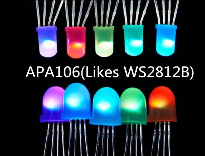 Apa106 F5 5 mét RGB LED chip tích hợp LED RGB giống như ws2812b apa106