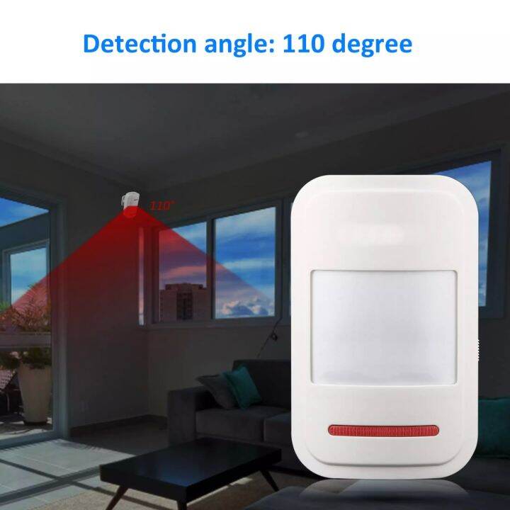 P819 433Mhz Wireless Intelligent PIR Motion Sensor Detector for GSM ...