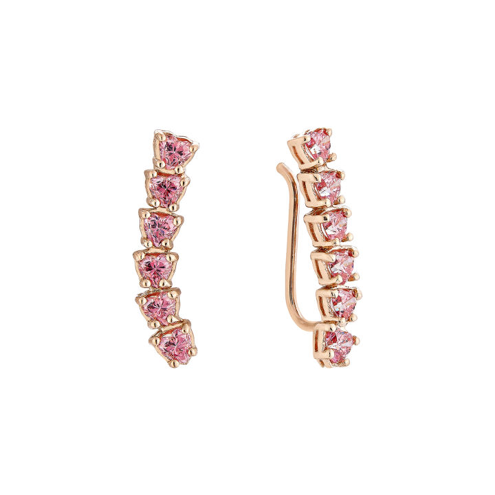 haus-of-jewelry-blissful-mini-heart-earrings-ต่างหูเงินแท้-ประดับด้วยคริสตัลสวารอฟสกี้-swarovski