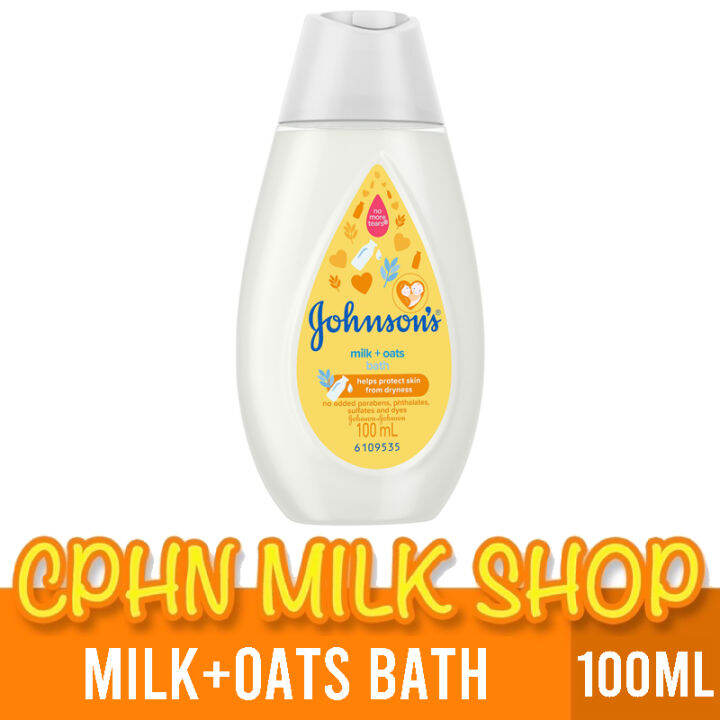 Johnson's Milk+Oats Bath 100ml | 200ml | 500ml | 1000ml | Lazada PH