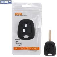 KLL For For Citroen c1 c2 c3 Pluriel c4 Picasso c5 Xsara For Toyota Aygo Silicone Remote Key Case Fob Shell Cover Skin Holder