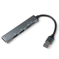 （A TOOT）51 Type C HUBUSB3.0 HUB Splitter Card Reader Multiport พร้อมพอร์ต TF สำหรับ MacbookAccessories HUB USB