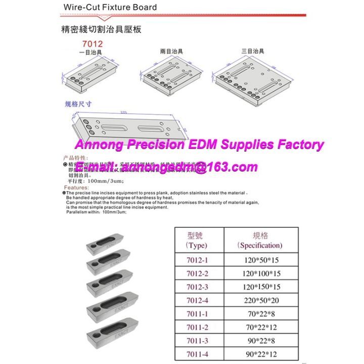 220lx50wx15tmm-z024-220เครื่องมือ-สแตนเลส-สำหรับเครื่องตัดลวดทั้งหมดเครื่องผลิตเครื่องตัด-edm-ต่อแบบ-cricut